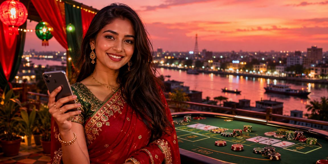 খুলনার ব্যাকারেট টেবিল খেলছেন